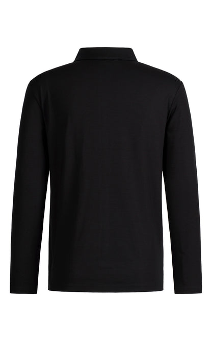 Hemd aus Premium Jersey, langarm
