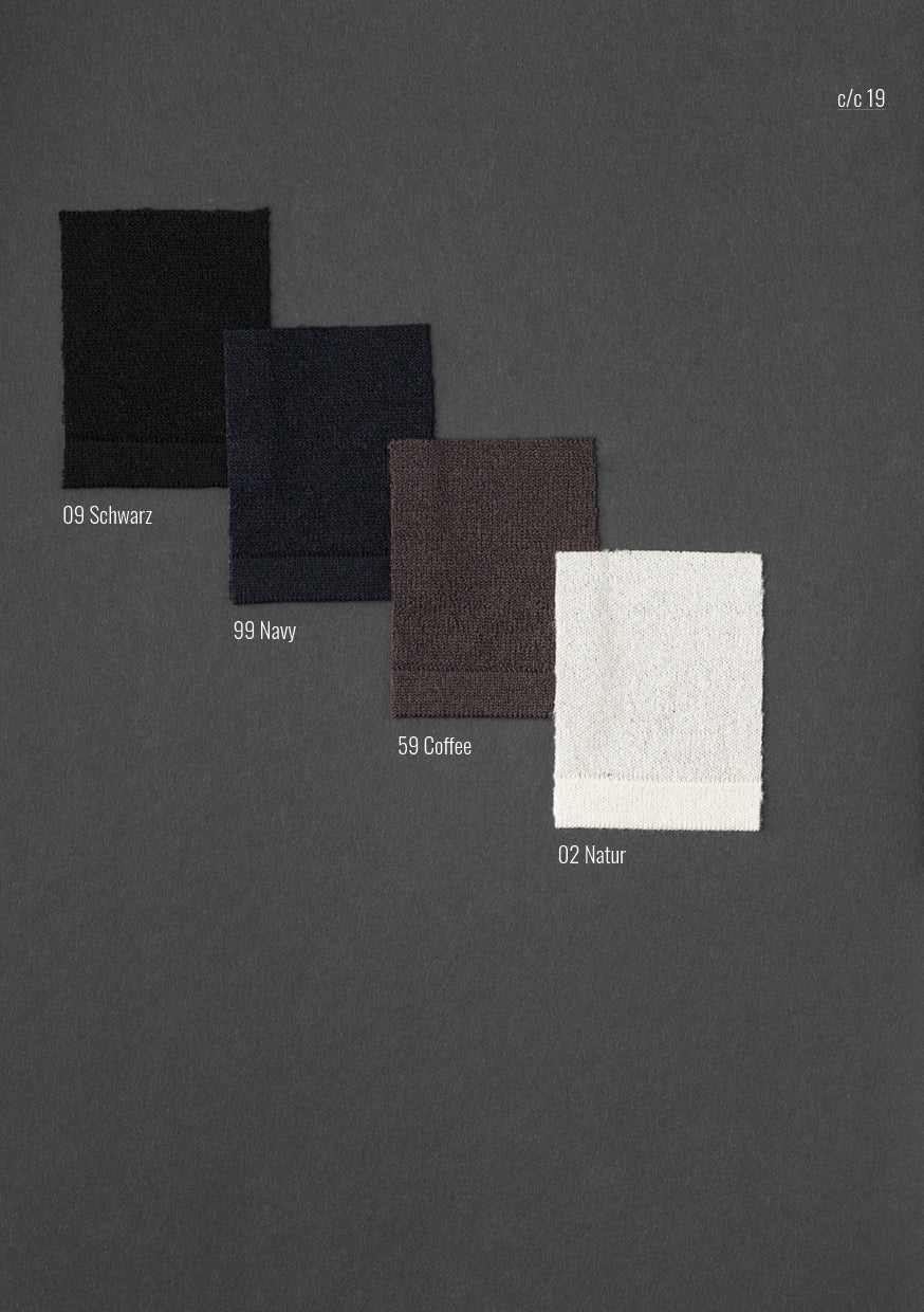 turtleneck sweater made of merino wool with stretch