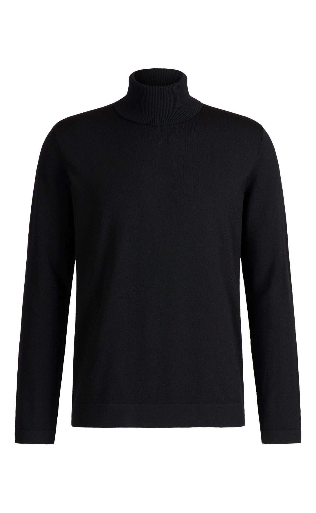 Super komfortabler Rollkragen-Pullover aus Merinowolle mit funktionalem Stretchanteil, regular fit