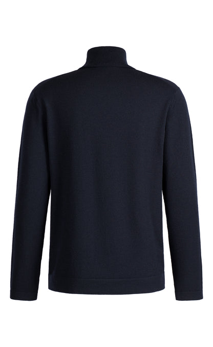 Super komfortabler Rollkragen-Pullover aus Merinowolle mit funktionalem Stretchanteil, regular fit