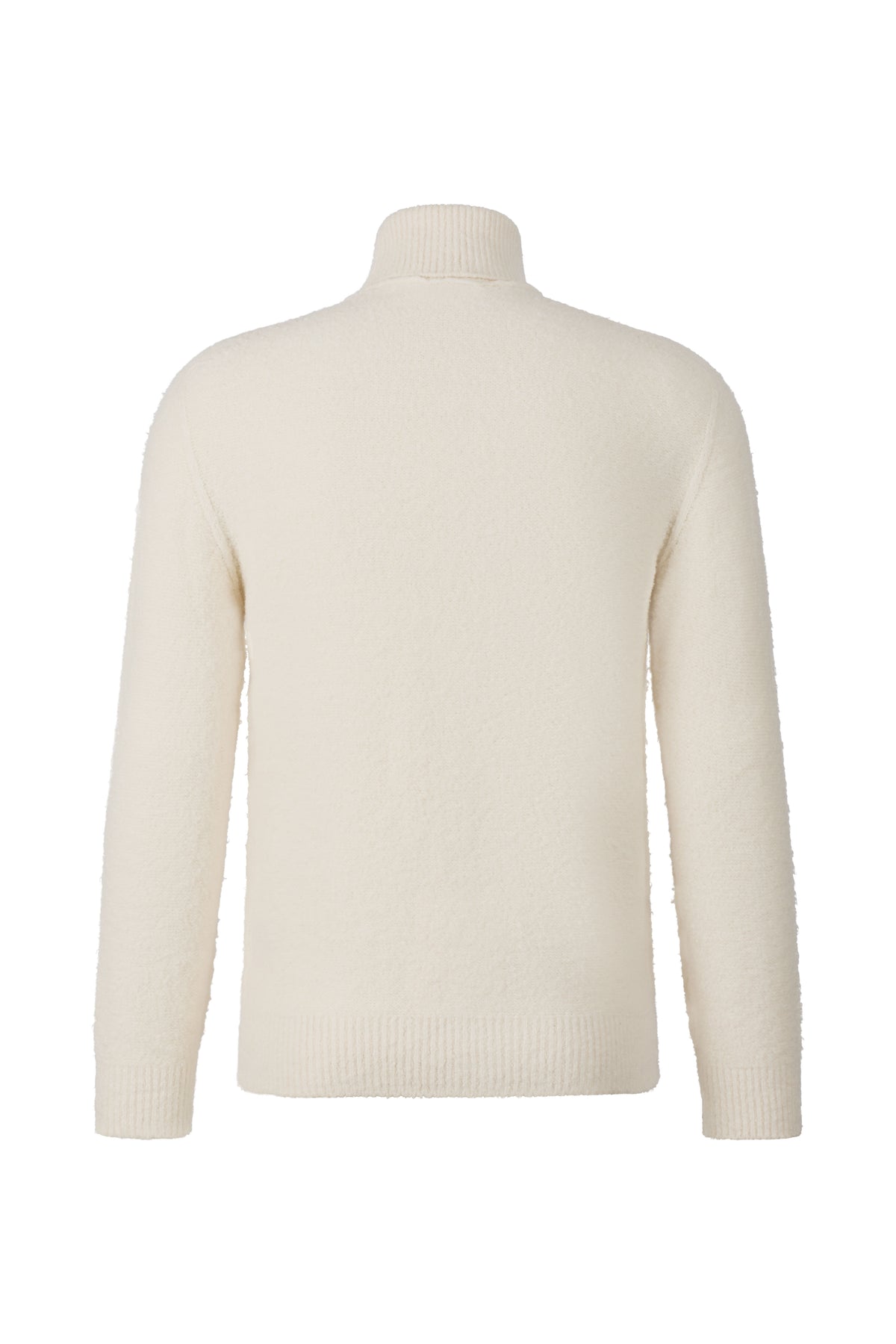 Nahtfreier Rollkragen-Pullover aus hautfreundlicher Winterbaumwolle, relaxed fit