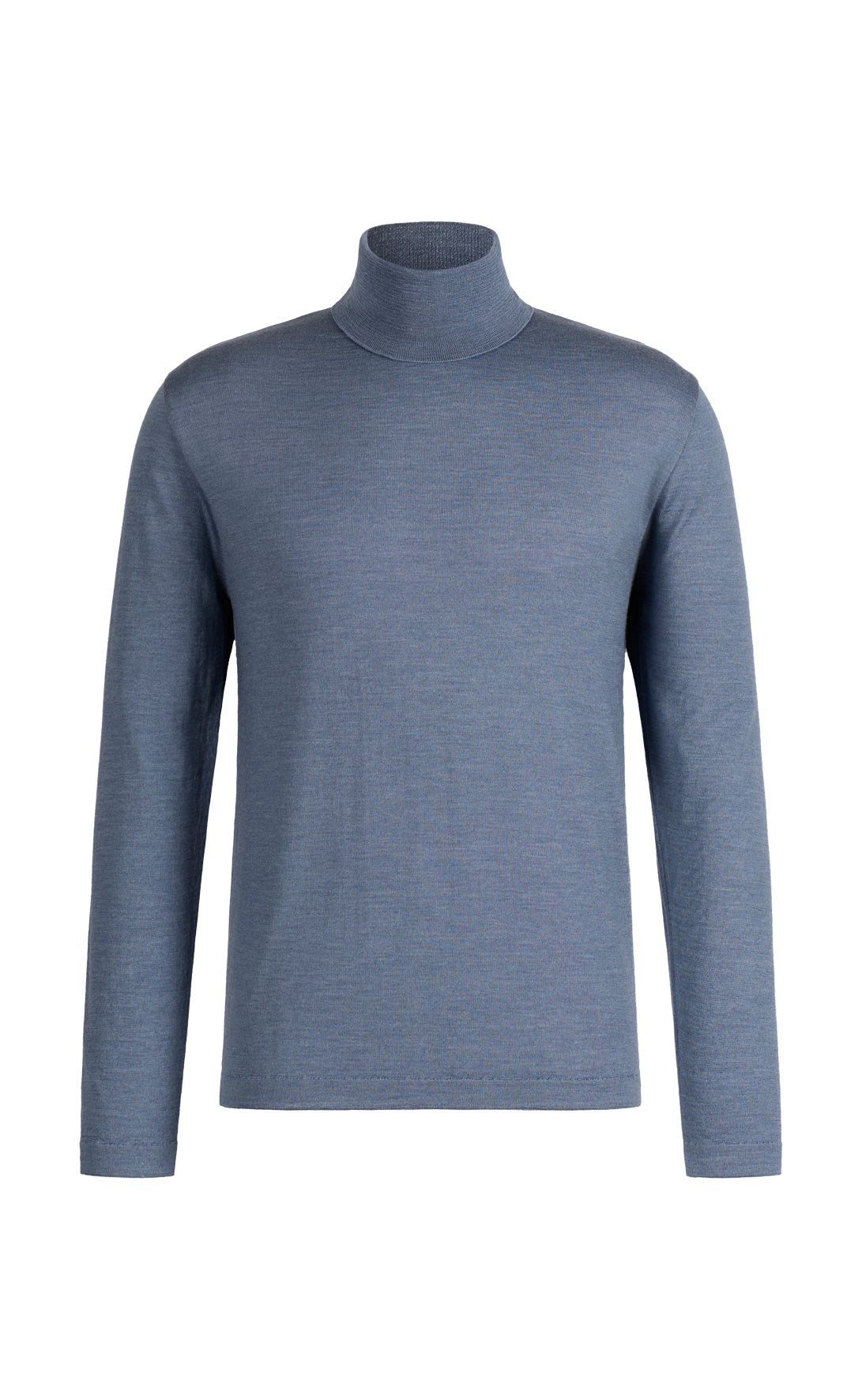 Elegant and ultrasoft: turtleneck sweater in the finest merino wool-silk blend, regular fit