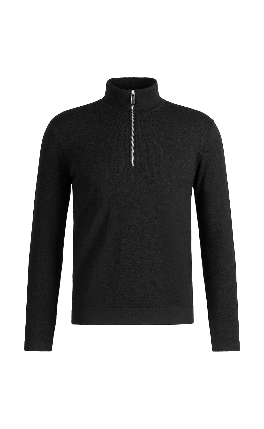 Super komfortabler Zipptroyer aus Merinowolle mit funktionalem Stretchanteil, regular fit