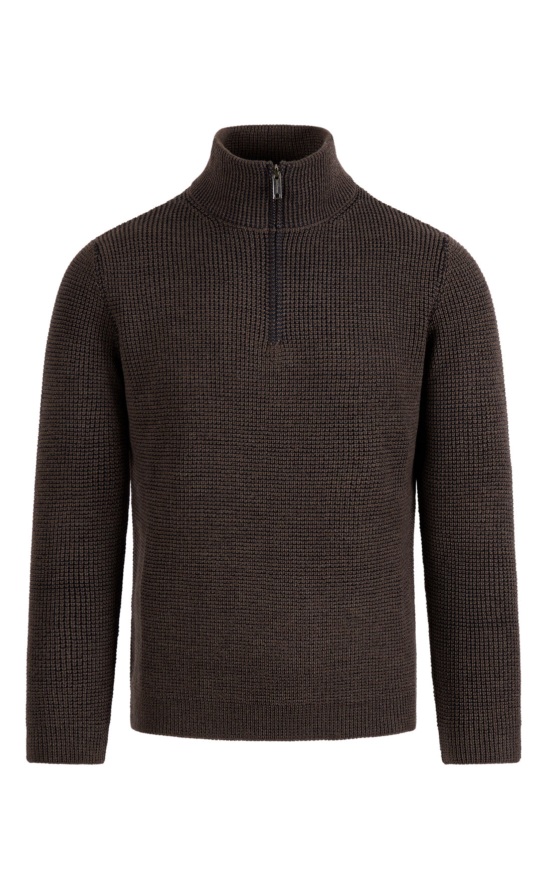 Zipptroyer made from > 10,000m finest Merino wool, regular fit