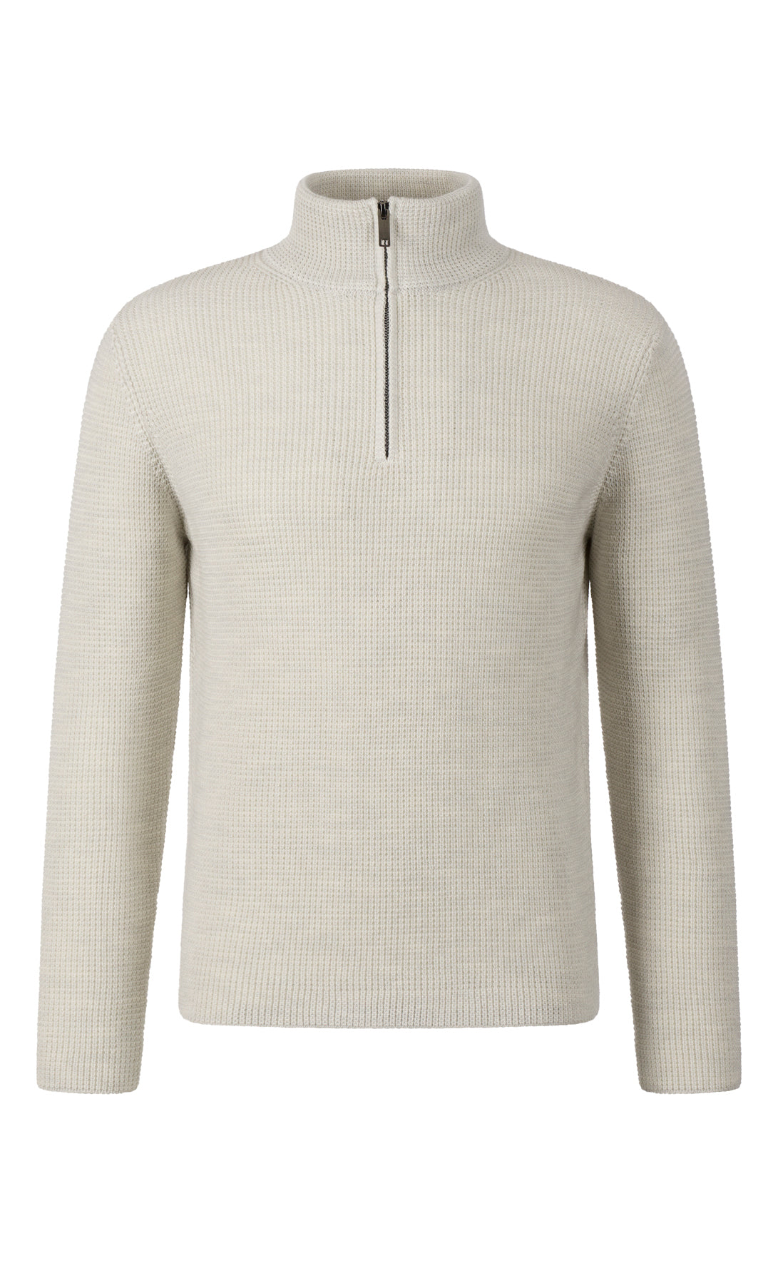 Zipptroyer aus 10.000 Meter feinster Merinowolle, regular fit