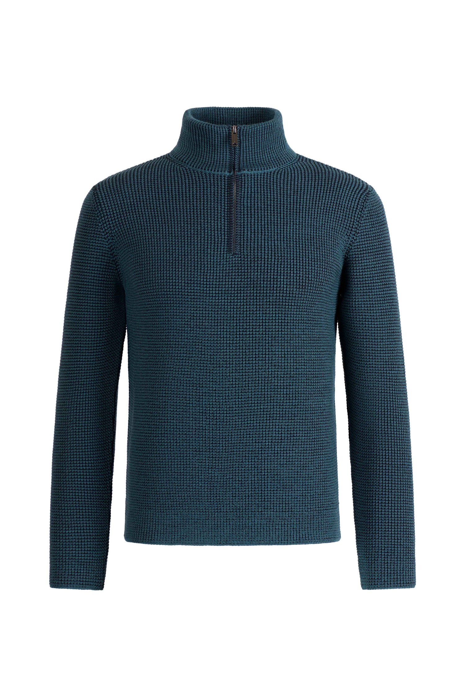 Zipptroyer aus 10.000 Meter feinster Merinowolle, regular fit