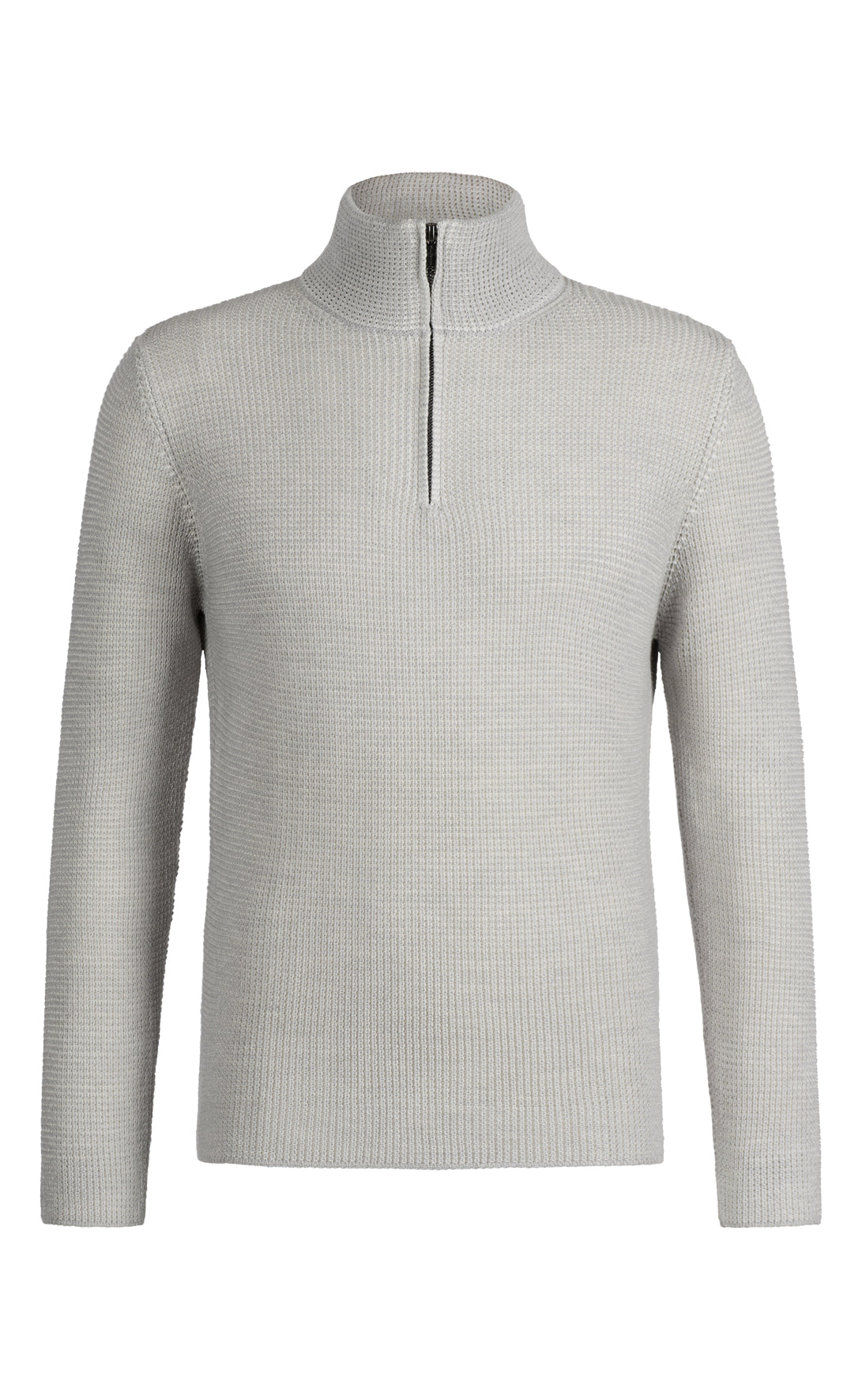 Zipptroyer aus 10.000 Meter feinster Merinowolle, regular fit