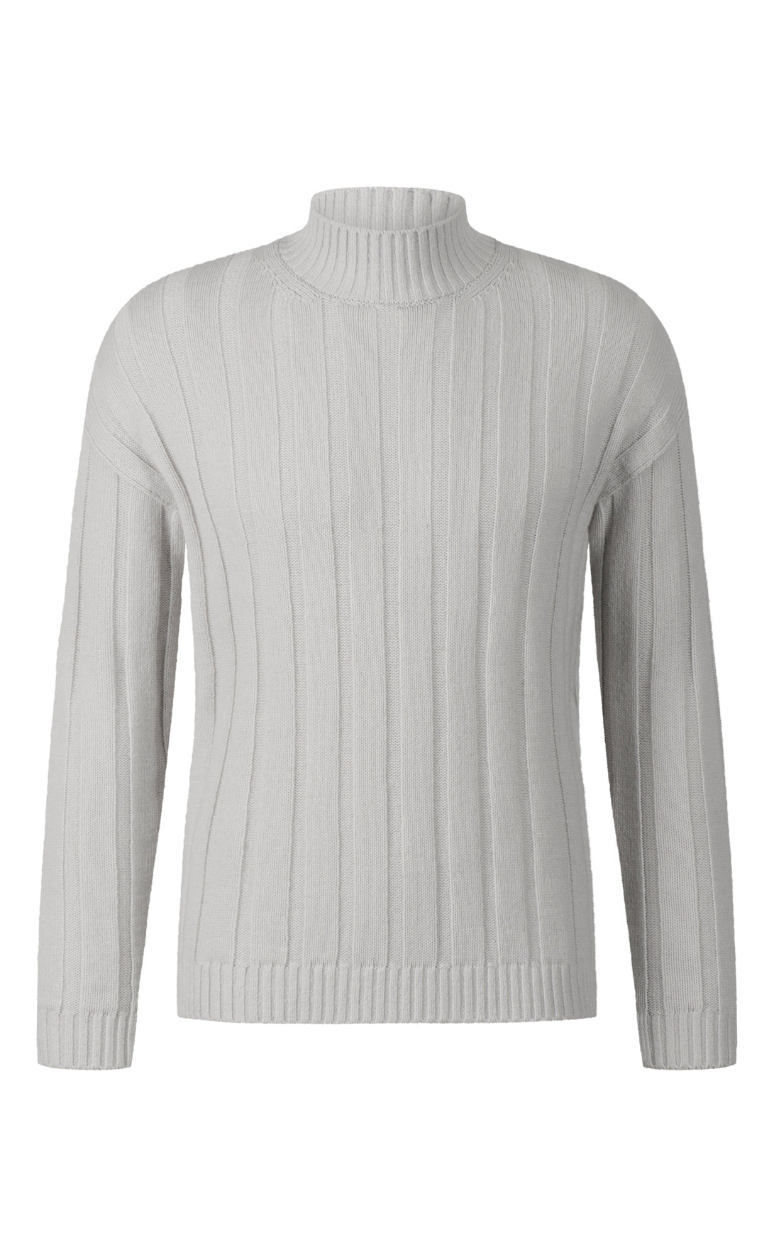 Edler Stehkragen-Pullover aus weichem, langlebigem Kaschmirmix, modern fit